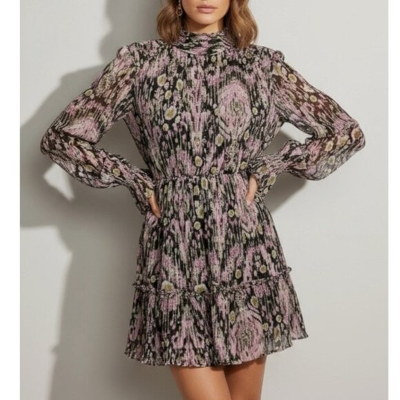 HEMANT & NANDITA Dresses & Skirts - HEMANT & NANDITA Kari Short Dress, Black, Large